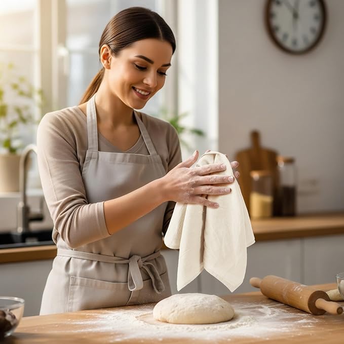 Utopia Kitchen Natural Flour Sack Towels 100% Cotton Tea Towels - Image 2