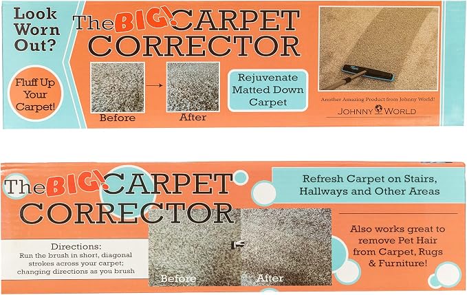 The Big Carpet Corrector- Carpet Rake to Rejuvenate Your Matted Carpet. Perfect - Image 5