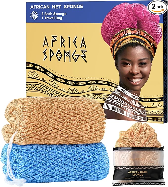 African Net Sponge with Knots by RelaxScene