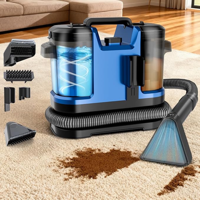 Portable Carpet & Upholstery Cleaner Machine, Handheld Spot Cleaner by Unknown