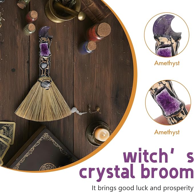 Crystal Witch Altar Broom - Image 6