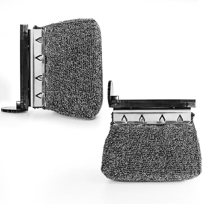 2 Pack Replaceable Cleaning Head, Grill Brush Bristle Free by TMEDW