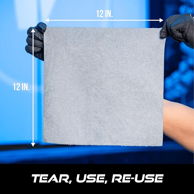 VIKING Microfiber Cleaning Cloth Roll, Reusable and Tear Away Microfiber Towels - Image 8