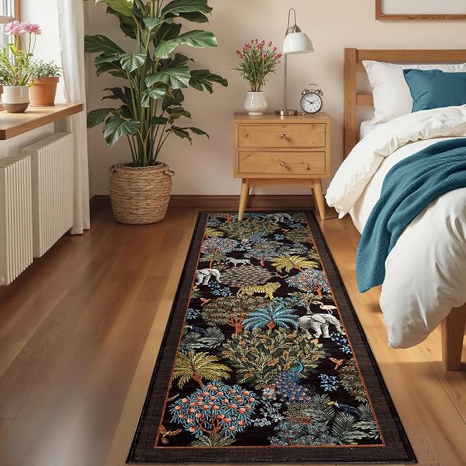 GarveeHome Jungle Rug 2.5x8 Kitchen Runner Rug Non Slip Washable Runners - Image 3