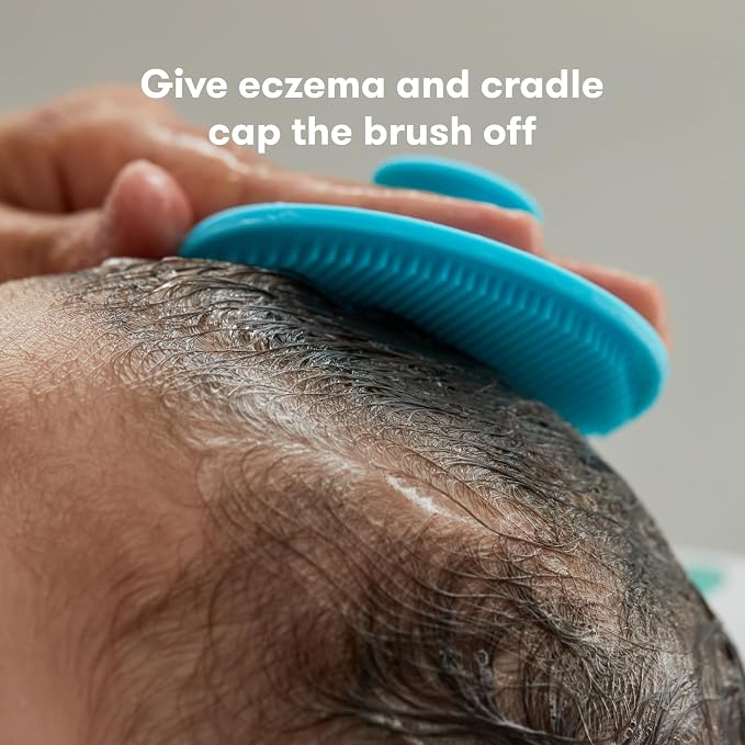 Frida Baby DermaFrida The SkinSoother Baby Bath Brush | Cradle Cap Brush - Image 3