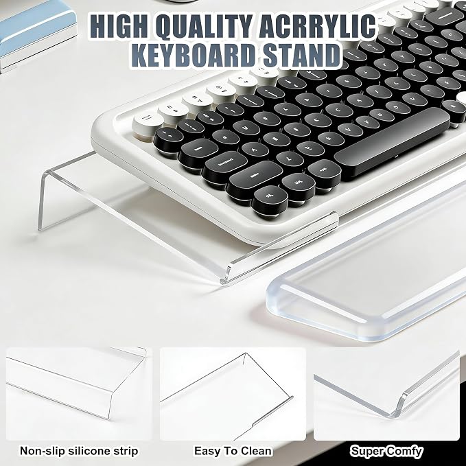 Acrylic Computer Keyboard Stand - Image 6