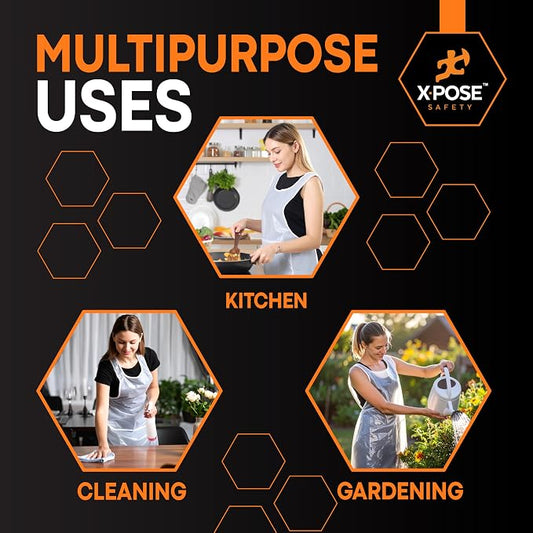 Xpose Safety 24, 000 White Plastic Disposable Aprons - Image 2