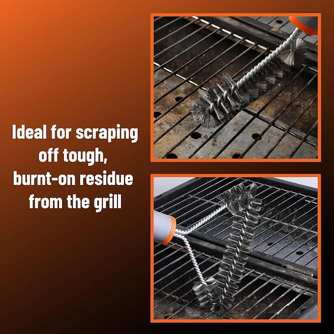 UNCO- 3-Sided Grill Brush - Image 4