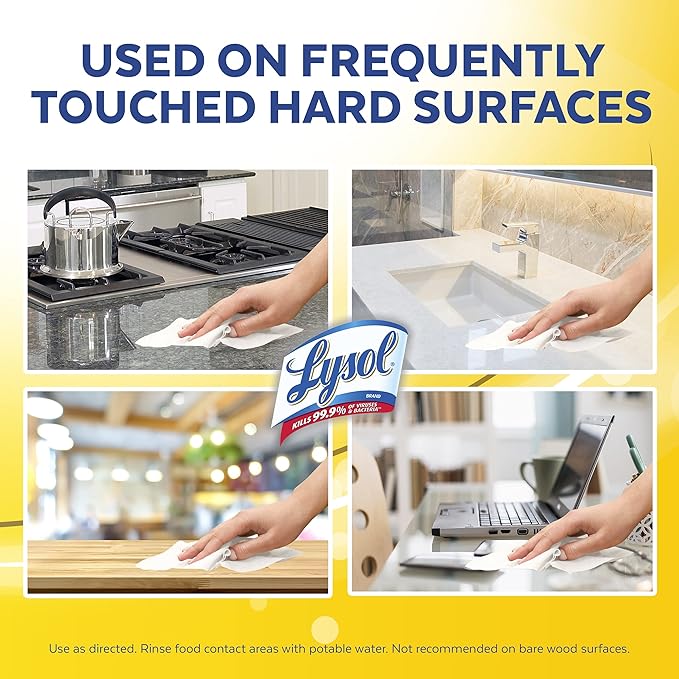 Lysol Disinfectant Wipes, Dorm Room Essentials - Image 4