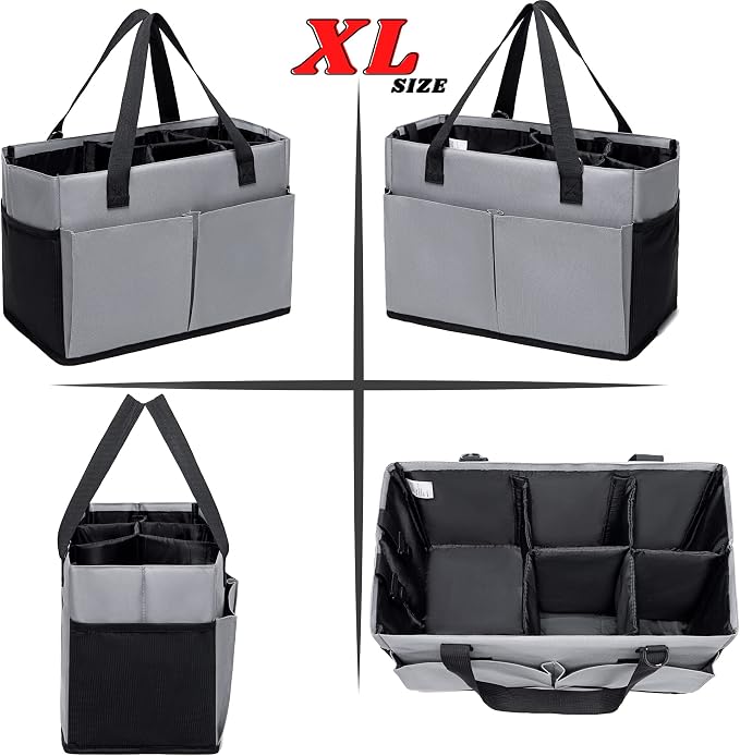 Cleaning Caddy with Handle and Shoulder Strap Organizer - Image 3