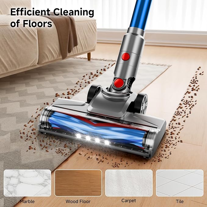 Cordless Vacuum Cleaner, Powerful Stick Vacuum Cleaner - Image 4