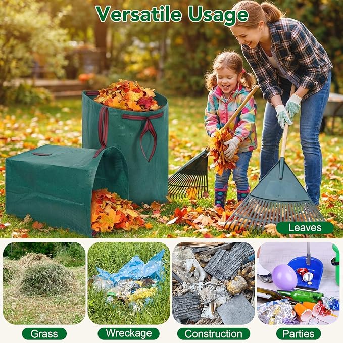 53 Gallon Leaf Collector, For Leaves, Storm Debris, Construction Waste - Image 8