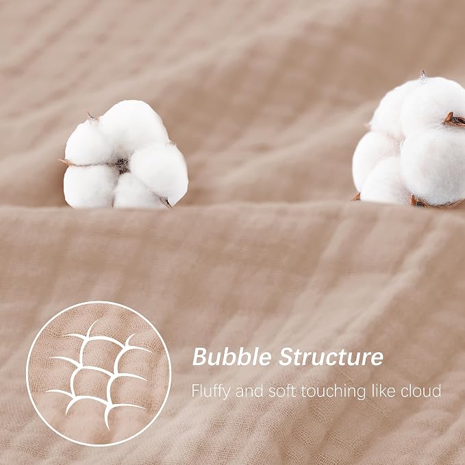 SWEET DOLPHIN Muslin Hooded Baby Bath Towels - Image 6