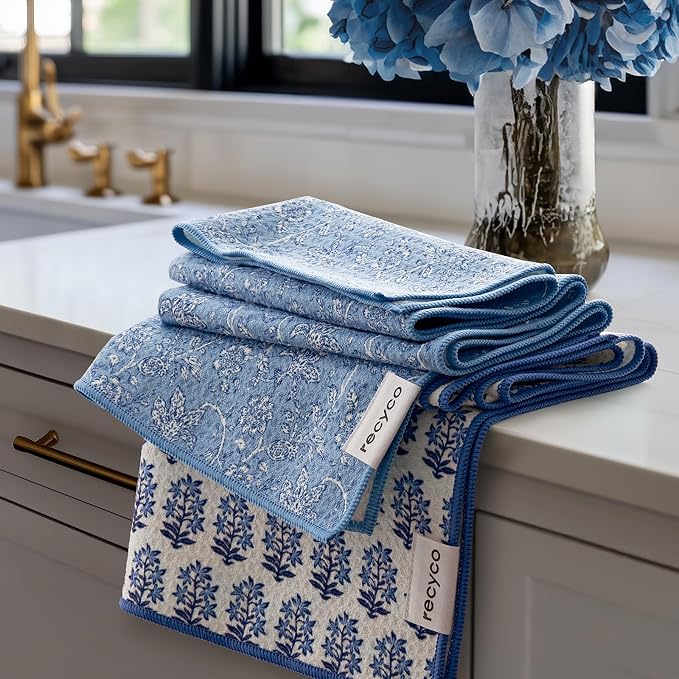 RECYCO Waffle Kitchen Towel Set of 2 by RECYCOHOMECOLLECTION