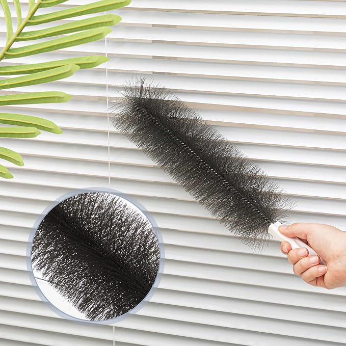 Sliner 2 Pcs Cobweb Duster Bendable Fan Duster Plastic Dust Cleaner Reusable - Image 5