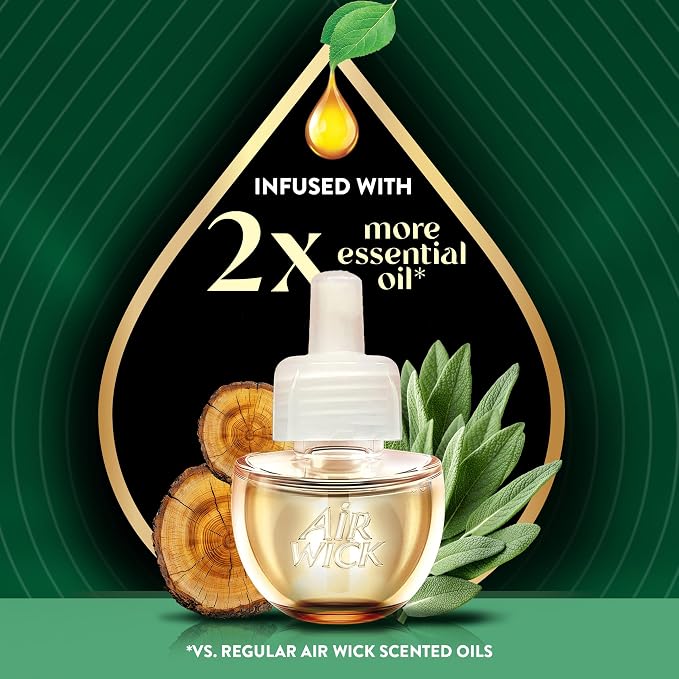 Air Wick Scented Oils 0+5 White Sage & Mahogany - Image 3