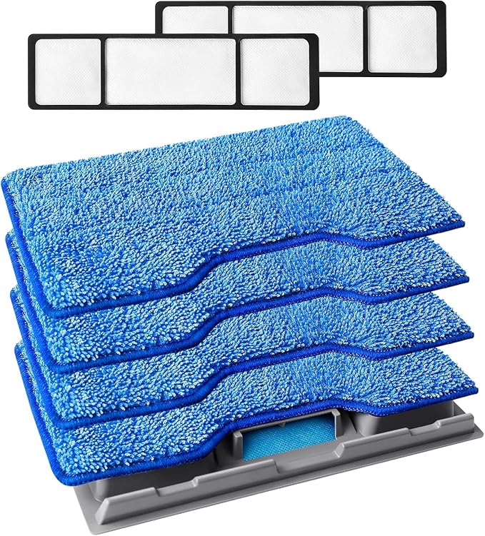 KEEPOW Reusable Mop Pads Refills Compatible by KEEPOW