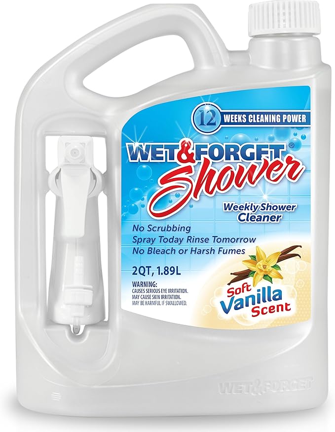 Wet & Forget Shower Cleaner Weekly Application Requires No Scrubbing, by WetForget