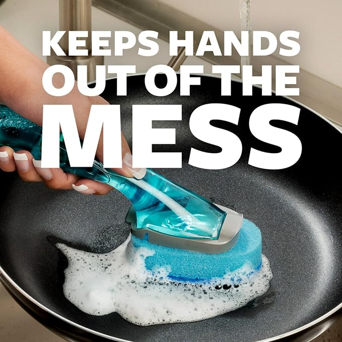 Scotch-Brite Non-Scratch Dishwand Kit, 1 Dish Wand & 7 Sponge Refills, Keep - Image 3