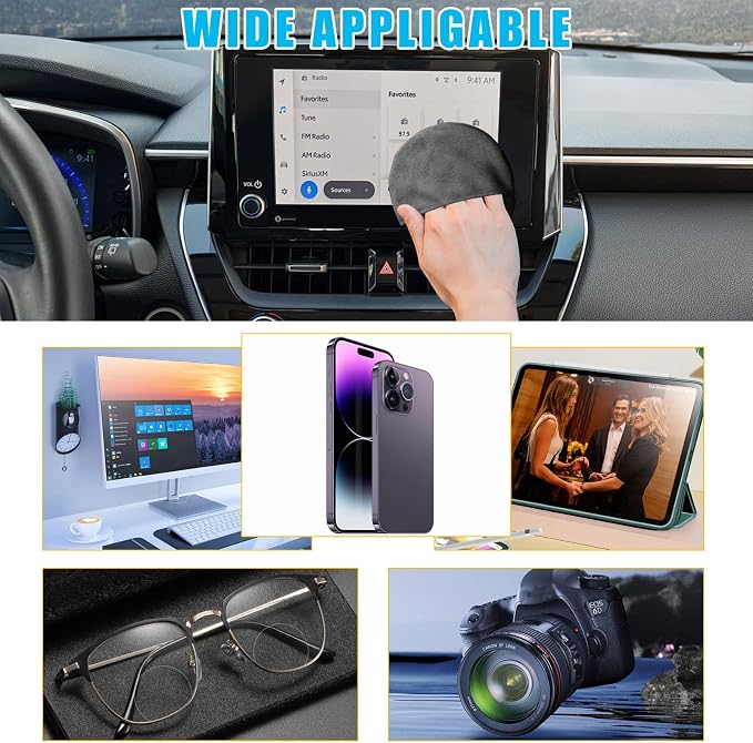 Car Screen Cleaner, Microfiber Auto Screen Cleaning Pad, Foldable Touch Screen - Image 6