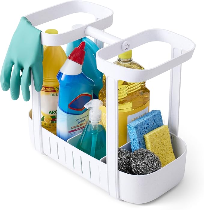 YouCopia SinkSuite Under Sink Cleaning Caddy, 2-Tier Adjustable Cleaning by YouCopia