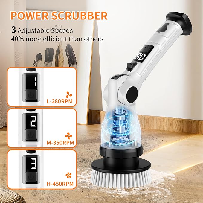 Electric Spin Scrubber, Power Electric Scrubber - Image 2