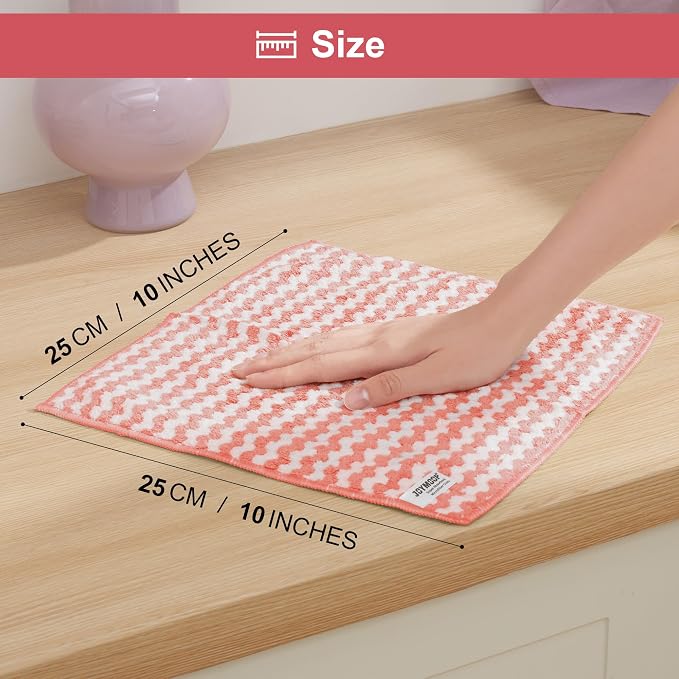 JOYMOOP 54 Packs Microfiber Cleaning Cloths, Super Absorbent Cleaning Cloths - Image 2
