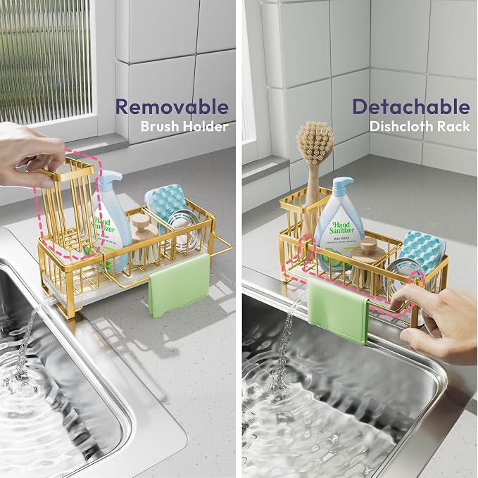 SWTYMIKI Sponge Holder for Kitchen Sink - Image 3