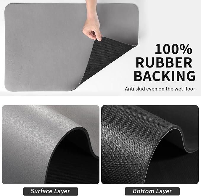 Dish Drying Mat for Kitchen Counter, Heat Resistant Drainer Mats - Image 5