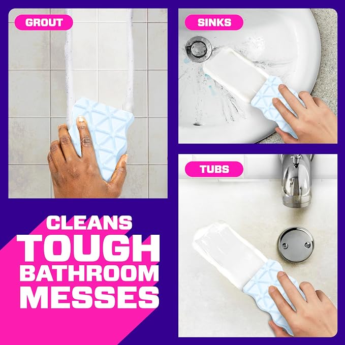 Mr. Clean Magic Eraser Sponge, Tub Cleaner, Soap Scum Remover, Bathroom - Image 7