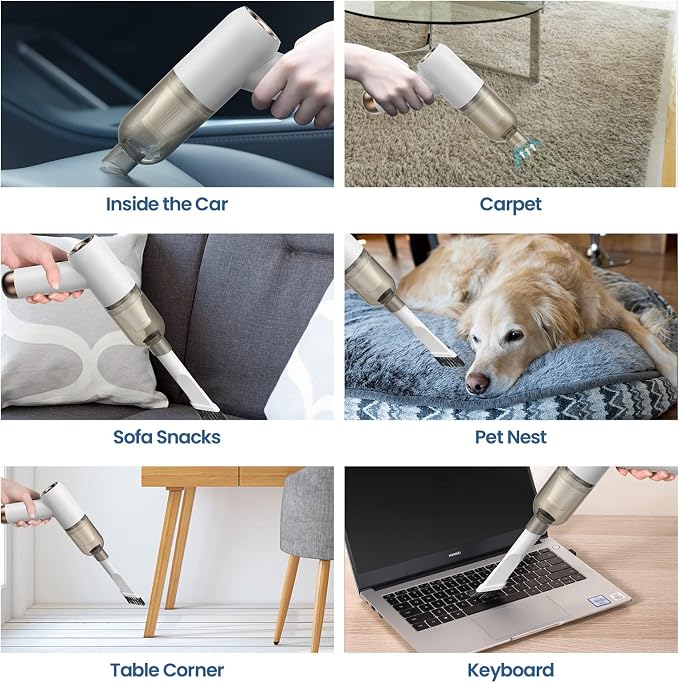 Portable Mini Handheld Car Vacuum Cleaner - Image 4