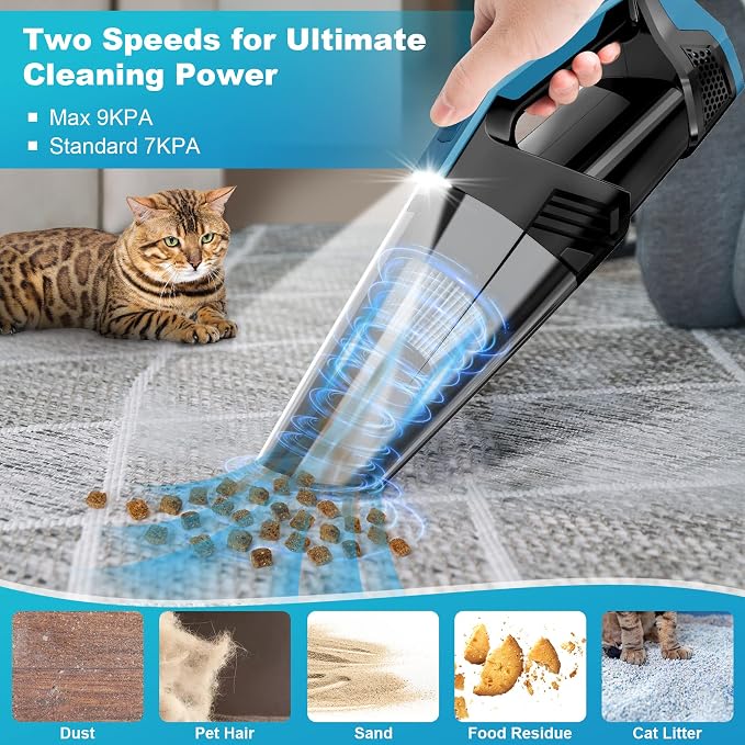 Cordless Car Vacuum Lightweight High Power Handheld Vacuum Cleaner - Image 2