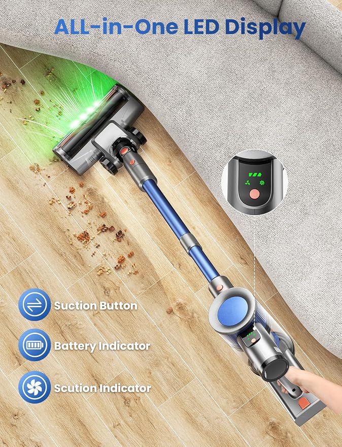 Dzaki Cordless Vacuum Cleaner, Stick Vacuum - Image 3
