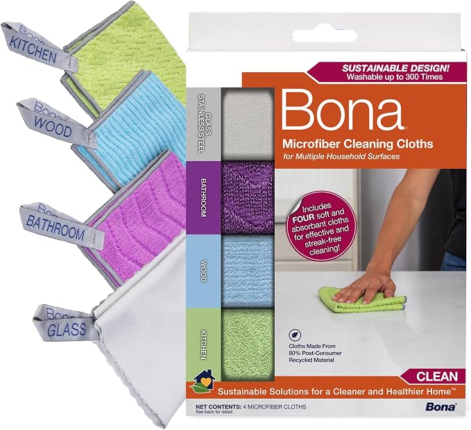 Bona® Microfiber Cleaning Cloths Multipack by Bona