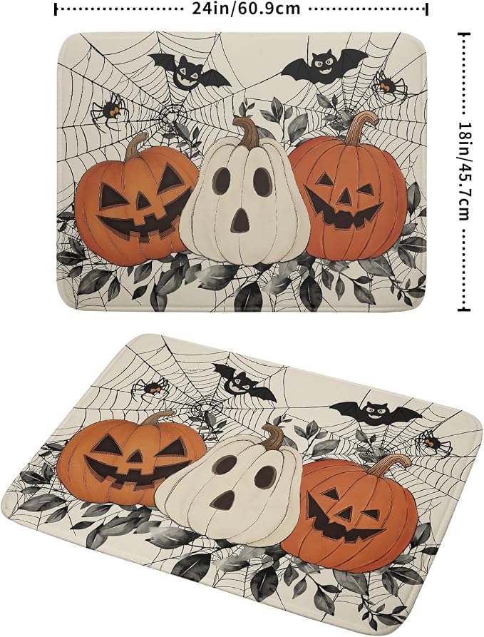 Halloween Pumpkin Dish Drying Mat - Image 2