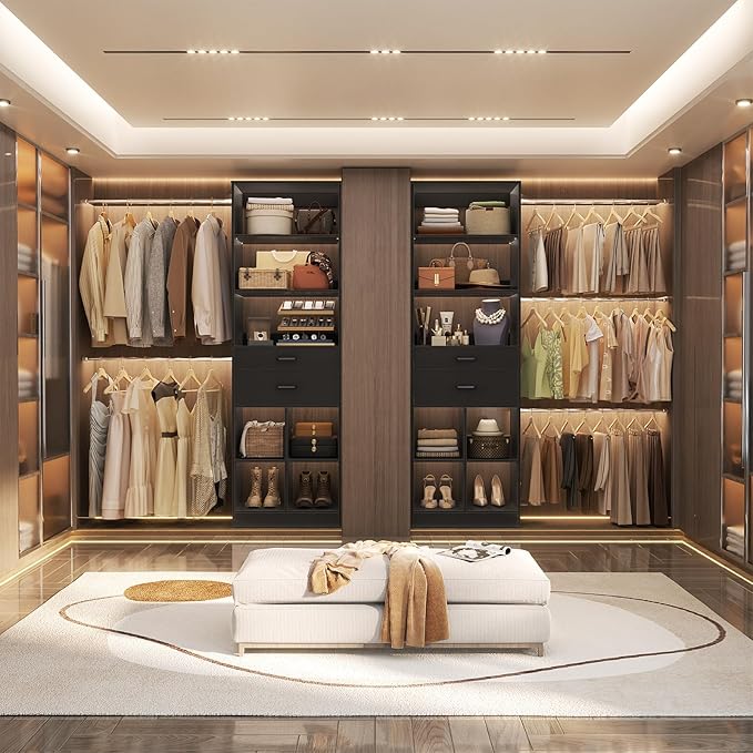 Closet System, 4-8 FT Closet Organizer Tower - Image 5