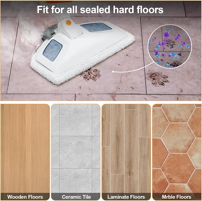12 Pack Steam Mop Replacement Pads Compatible - Image 6