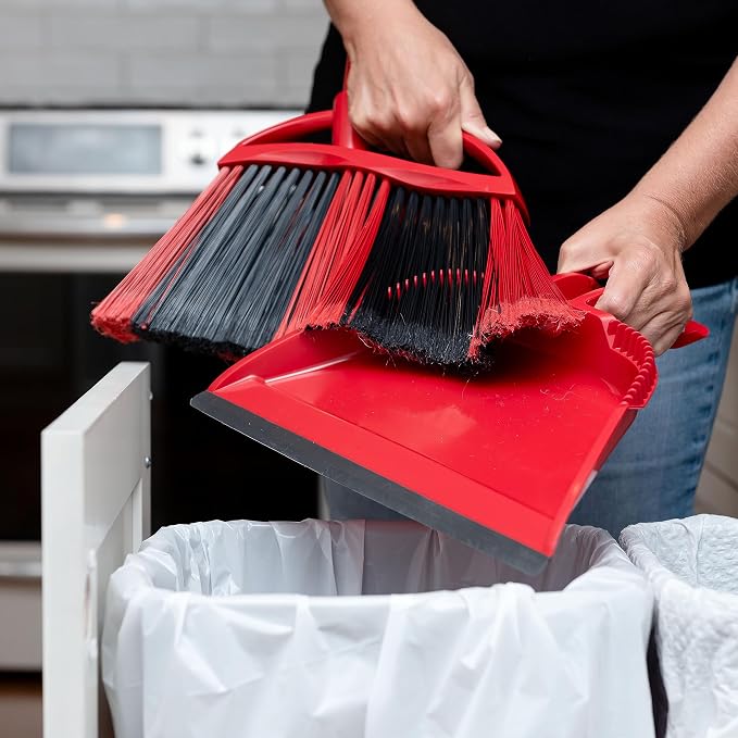 O-Cedar One Sweep Broom with Step-On Dustpan | Remove 99% with One | - Image 14