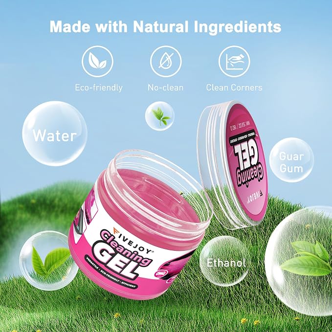 FiveJoy 4Pack Car Cleaning Gel, Car Gel - Image 7