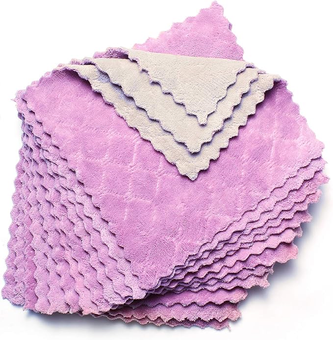 kimteny 12 Pack Dish Towels, 10x10 in Premium Dish Cloths, Super Absorbent - Image 8