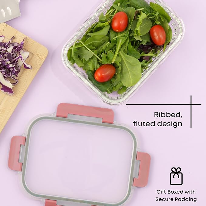 JoyJolt 24pc Borosilicate Glass Storage Containers - Image 7
