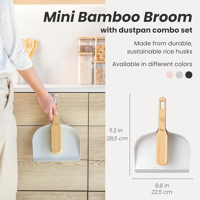 Vigar Zeroline Mini Bamboo Broom - Image 2
