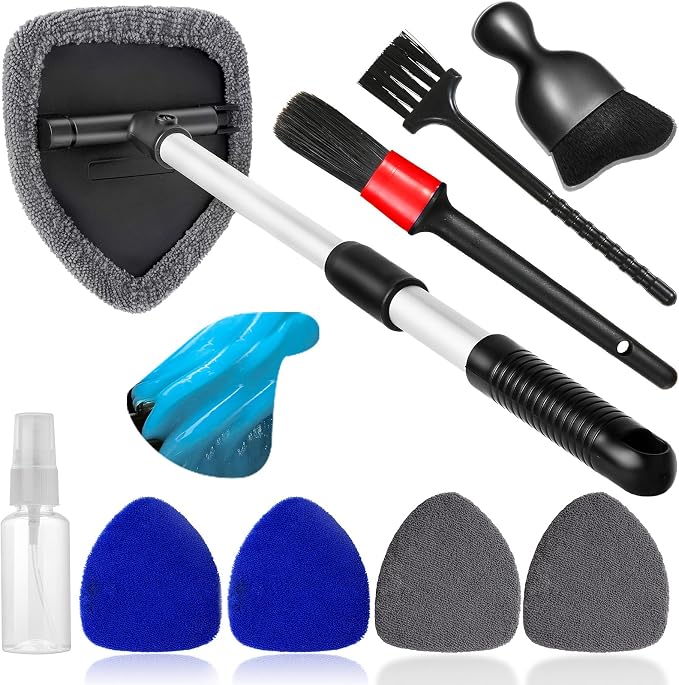 10pcs Windshield Cleaner Tool, Car Window Cleaning Wash Kit - Image 8