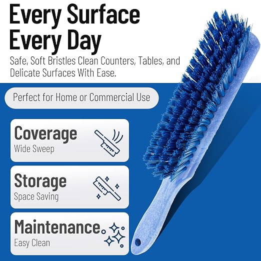 SPARTA Handheld Soft Counter Brush 8 Inch Bristle Span, Countertops, and - Image 3