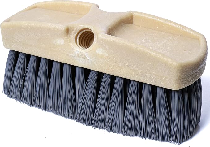 GutterMaster GM-214P-8 Grey 8 Inch Oblong Medium Stiff Flow Through Floor and by GUTTERMASTER
