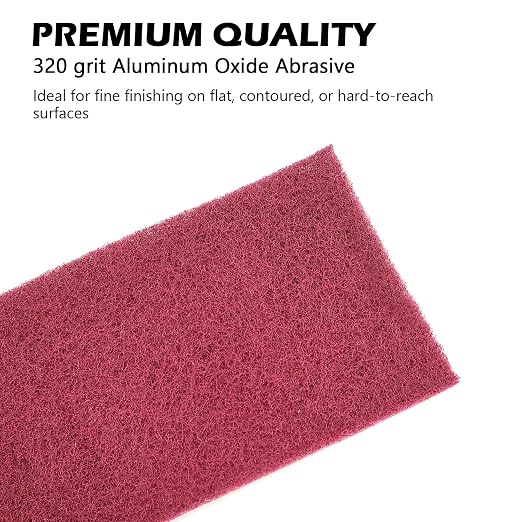 Maroon General Purpose Scuff Pads, Scouring Pad, Paint Primer Prep Scratch - Image 3