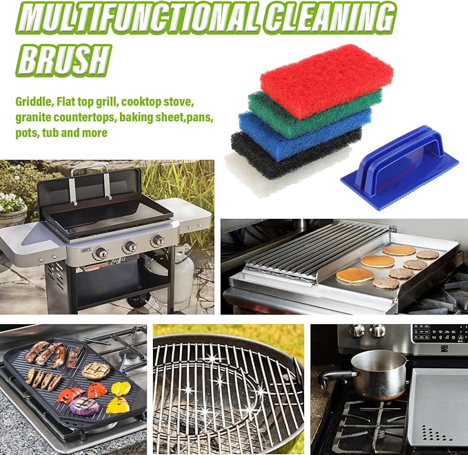 5 Pack Electric Cleaning Brush Pad Kitchen Bathroom Household Cleaning Pad - Image 7