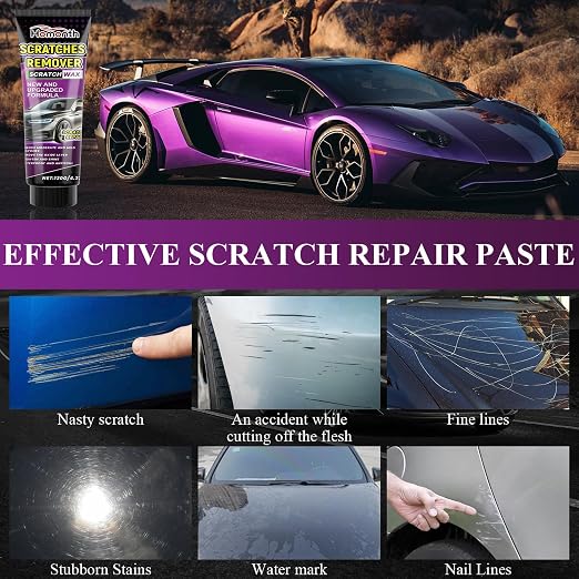 Nano Sparkle Cloth Car Scratch Remover Set, Magic Nano Sparkle Cleaning Cloth - Image 7