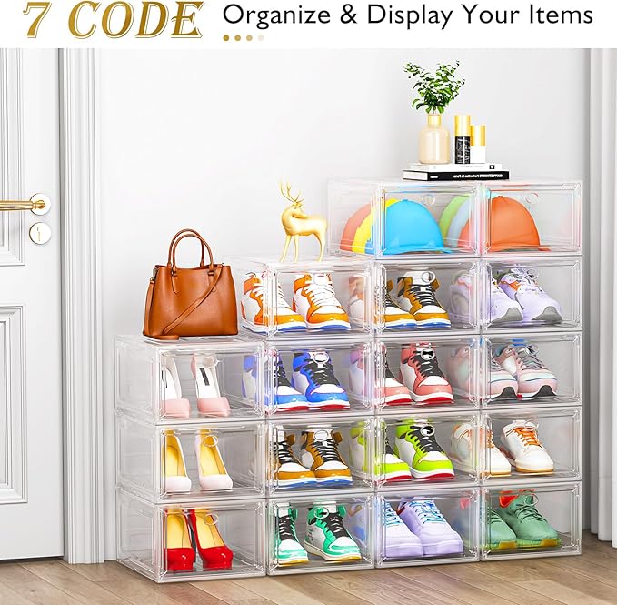 Thicken & Sturdy Clear Shoe Storage Organizer - Image 4