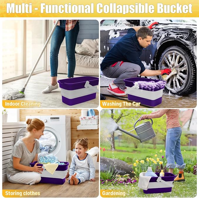 Collapsible Mop Bucket for Cleaning - Image 6
